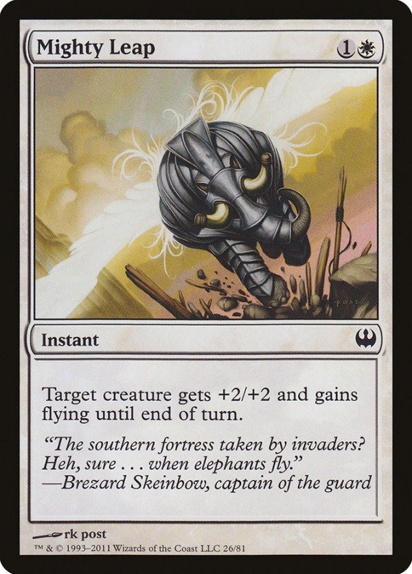 Producto - Mighty Leap  Duel Decks: Knights vs. Dragons
