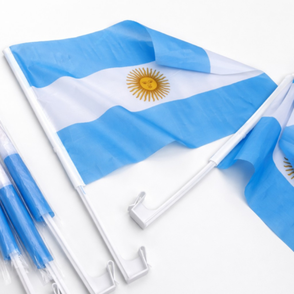 Producto - BANDERÍN ARGENTINA PARA AUTOS 30 X 45