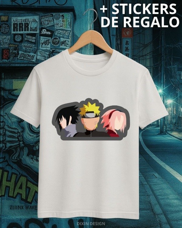 Producto - Remera Naruto Faces