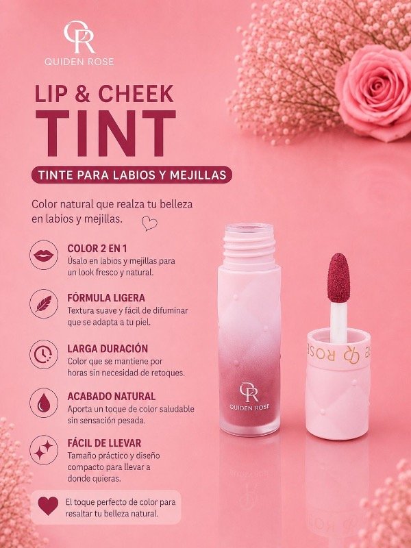 Producto - TINTA PARA LABIOS Y MEJILLAS
