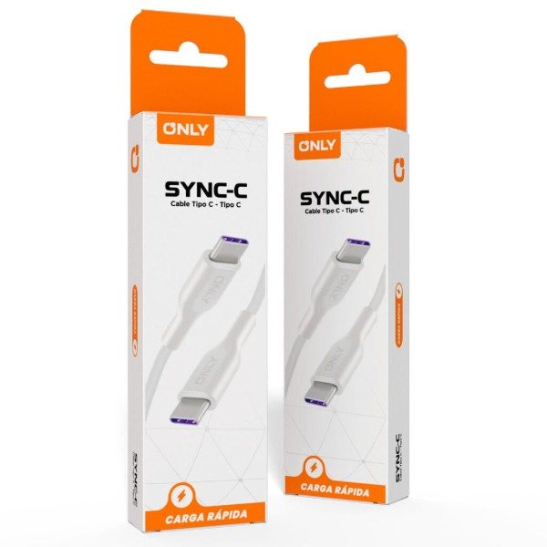 Producto - CABLE TIPO C A TIPO C MODO-141 SYNC-C  ONLY  BLANCO