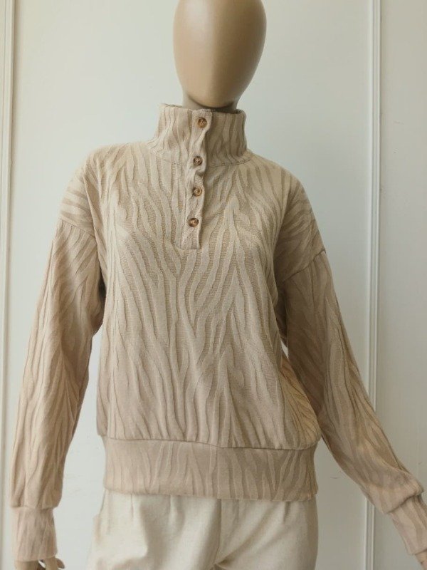 Producto - Over Botón Cuello Belluno Zebra (Art. 6087)