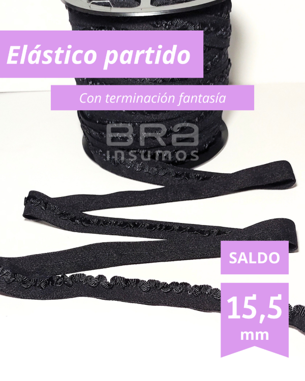 Producto - SALDOS - Elástico Partido Cerejeira (Negro)