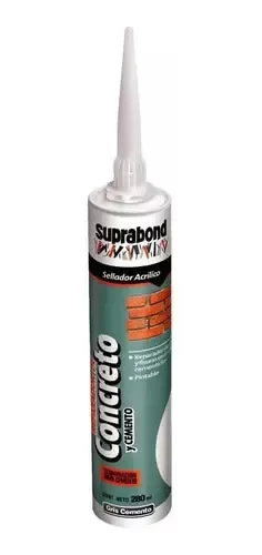 Producto - Sellador Suprabond Acrílico Reparador de Concreto y Cemento - 280ml