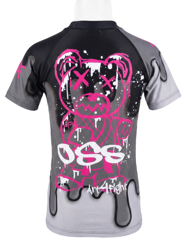 Producto - Rashguard manga corta Infantil Ursinho Raivoso - A4F - 1