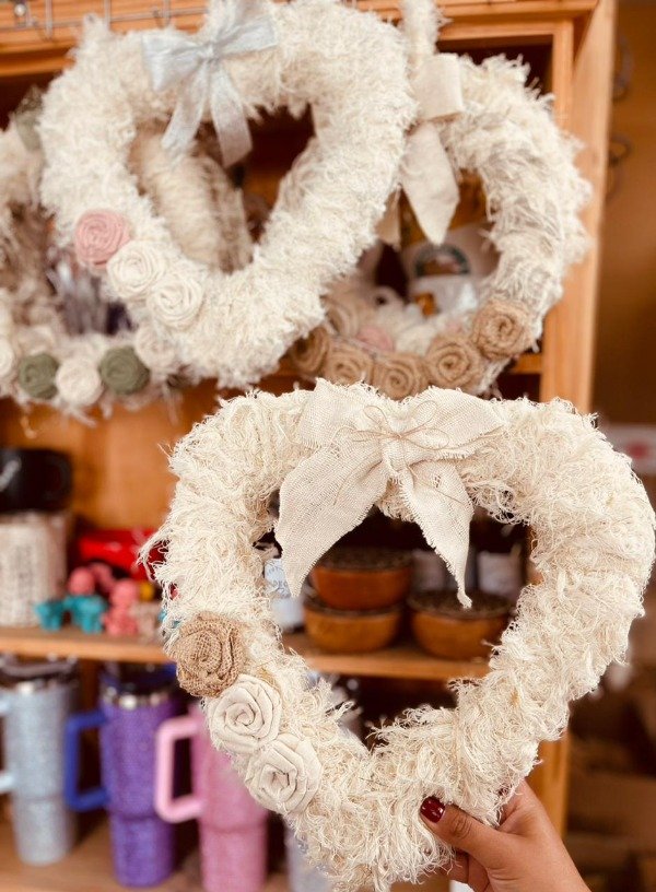 Producto - Corona corazón para puerta