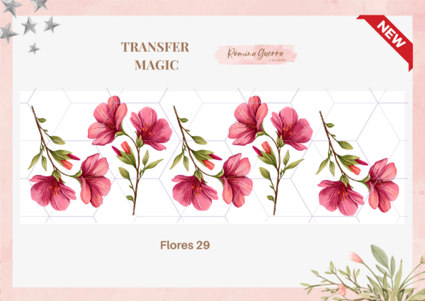 Producto - Transfer magic - Flores 29