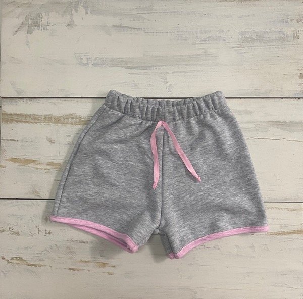 Producto - Short rústico gris/rosa