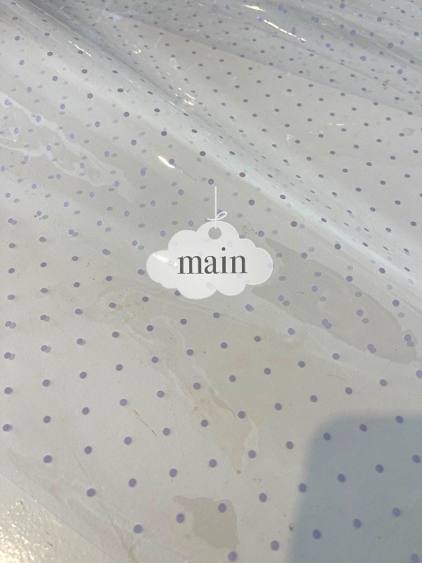 Producto - Cristal Lunares Lila Pastel