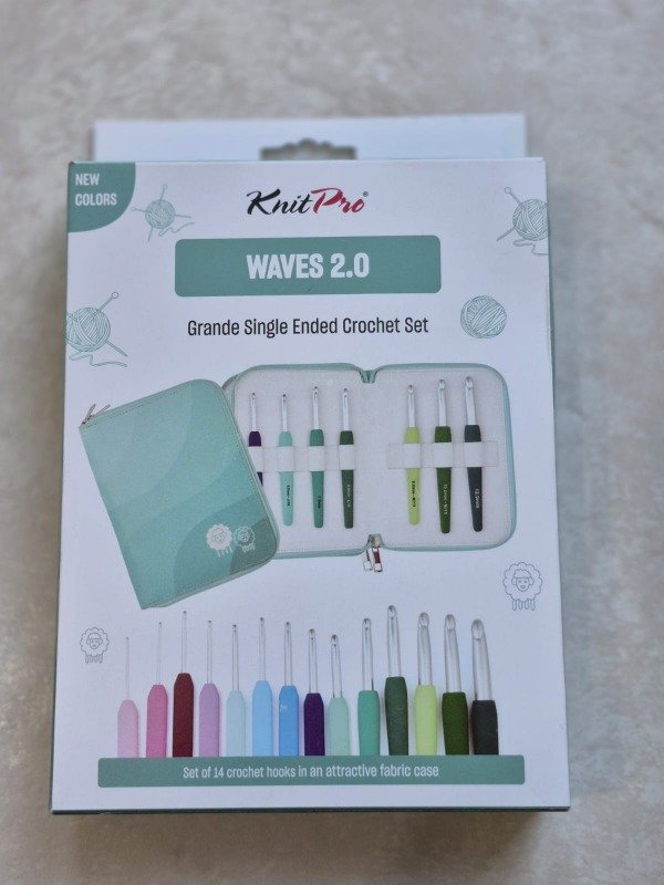 Producto - Set Crochet Waves 2.0 Knit Pro 14 agujas