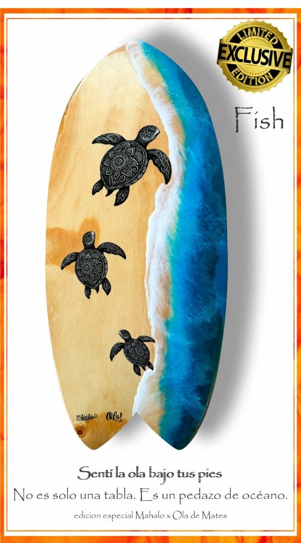 Producto - Resin Art balanceboard Mar + Alfombra
