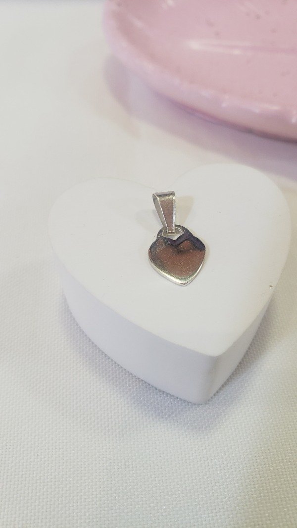 Producto - Dije corazon liso plano