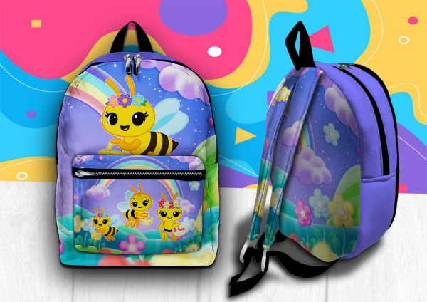 Producto - MOCHILA BOLSILLO ABEJITA CHIQUITITA