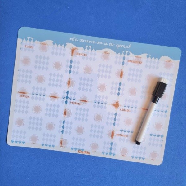 Producto - Planner semanal imantado Argentina