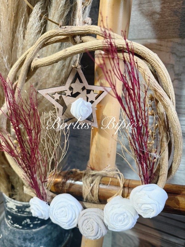 Producto - Corona Rústica Flor