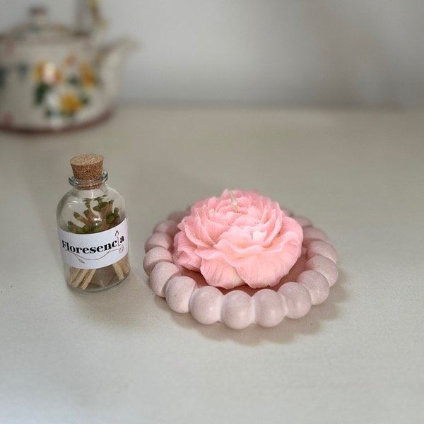 Producto - Vela peonia grande