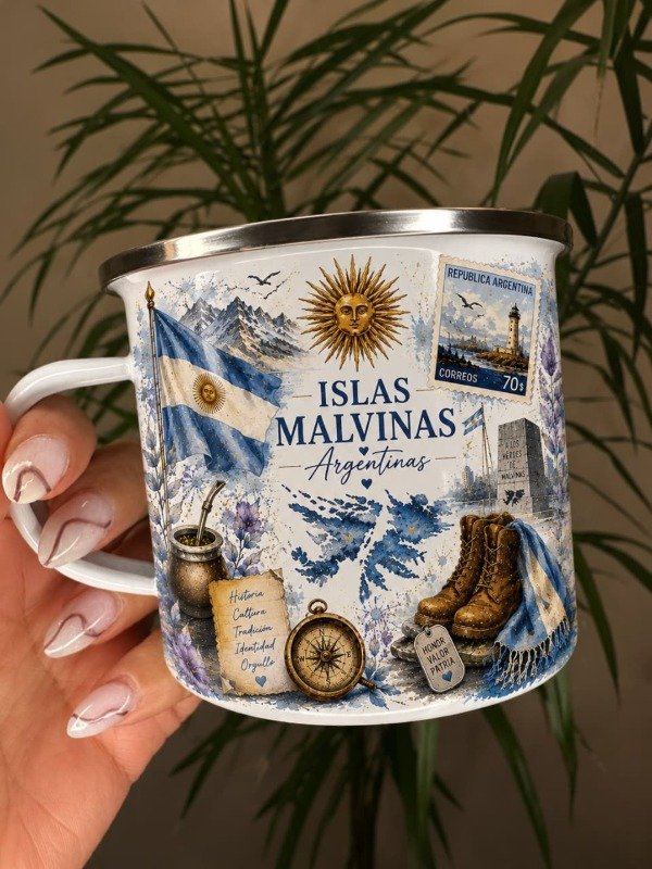 Producto - Jarro Enlozado Edición Islas Malvinas Argentinas