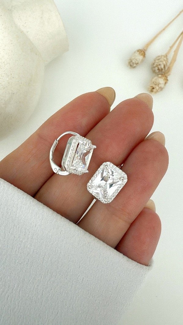 Producto - Argollas Diana cubic cuad XL 1,4cm P925