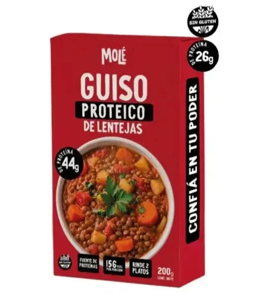 Producto - MOLE GUISO PROTEICO DE LENTEJAS 200G