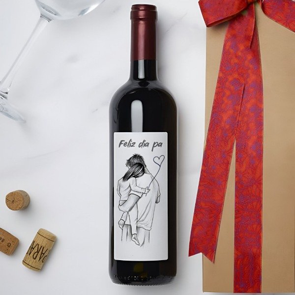 Producto - Vino Rutini personalizado para papá