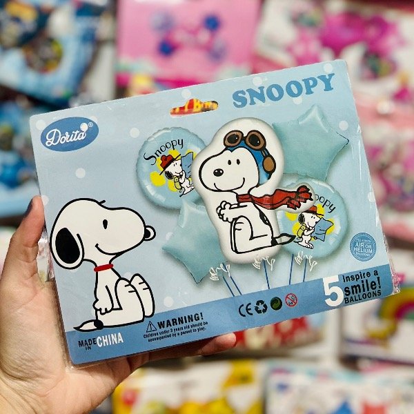 Producto - Set de globos SNOOPY 5 pcs