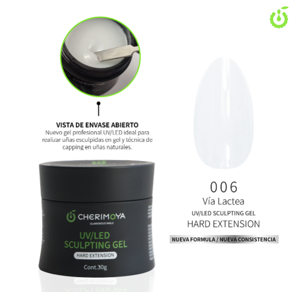 Producto - Gel de Construcción Sculpting #06 Via Láctea Cherimoya
