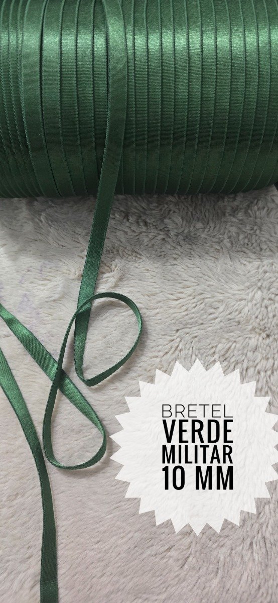 Producto - Bretel verde militar 10 mm