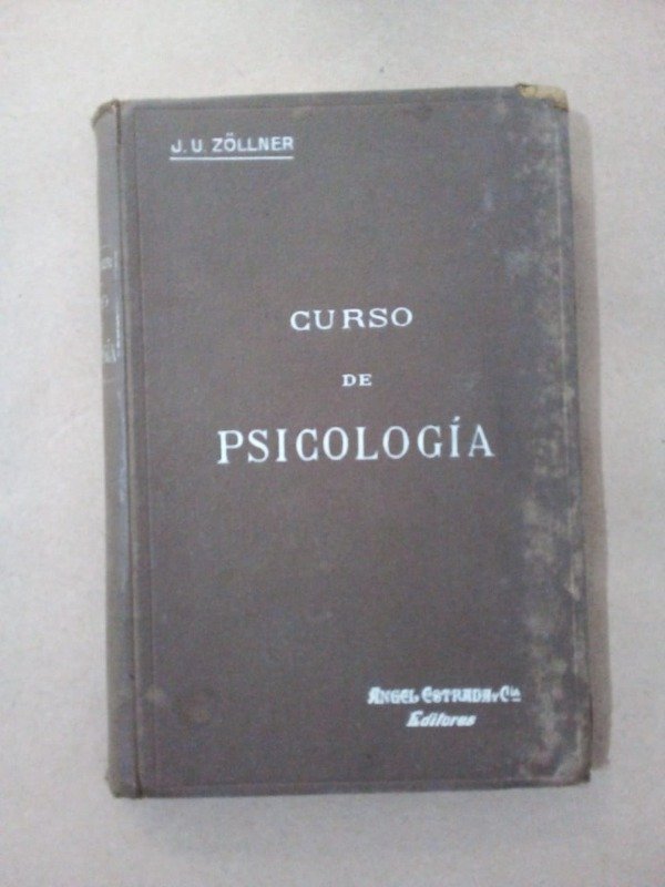 Producto - Curso de psicología - J U Zöllner - Estrada 1915 - Tapa dura