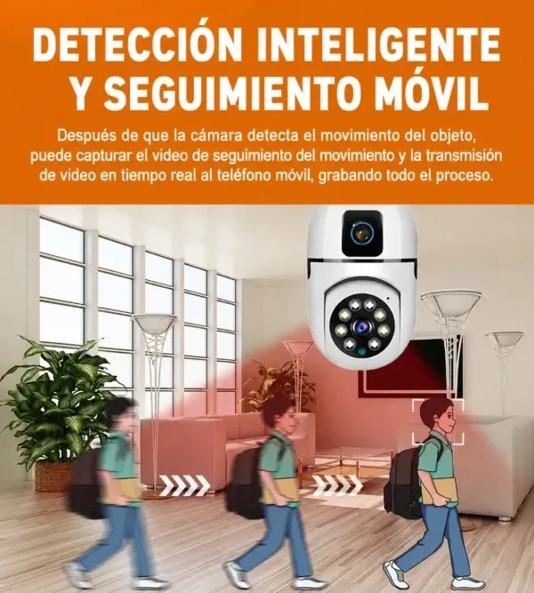 Producto - CAMARA DOBLE LENTE 360 SEGURIDAD DOMO - 3