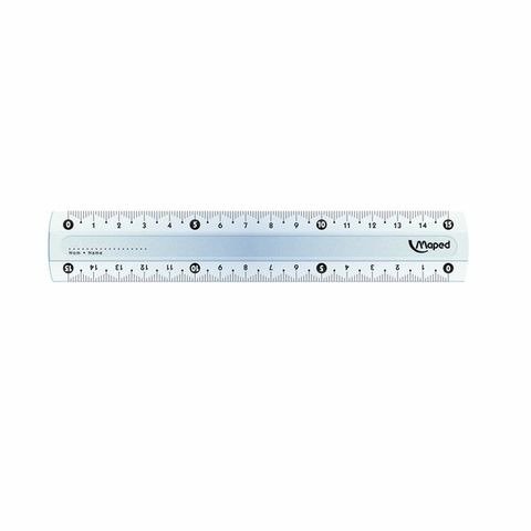 Producto - REGLA CRISTAL 15CM X1 MAPED