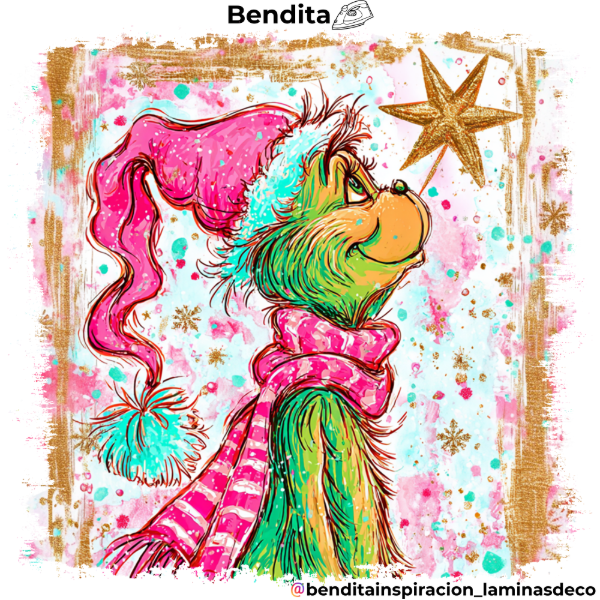 Producto - Bendita Plancha 013 Grinchmas