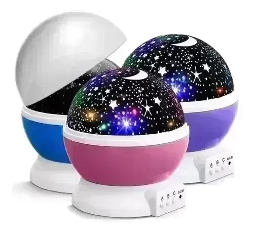 Producto - Velador proyector Luna y Estrellas