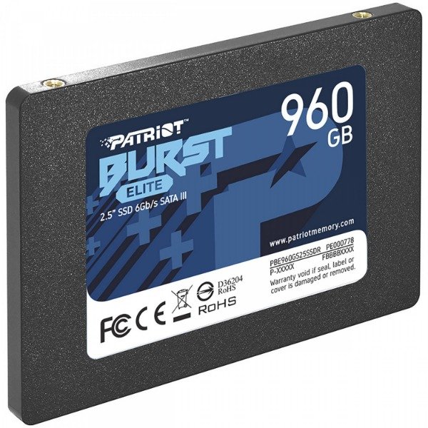 Producto - DISCO SSD PATRIOT BURST ELITE SOLID 960 GB SATA3 PE000778