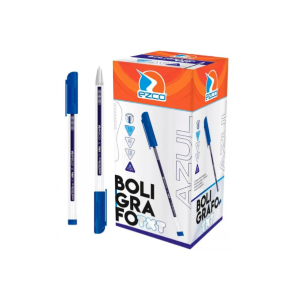 Producto - BOLIGRAFO EZCO TXT 1MM X50