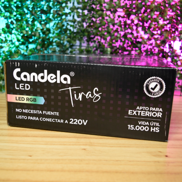 Producto - TIRA LED RGB 220V 20MTS C/ACCESORIOS 7634