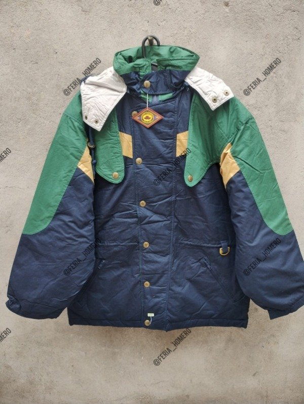 Producto - Camperón azul combinado. (NUEVO)