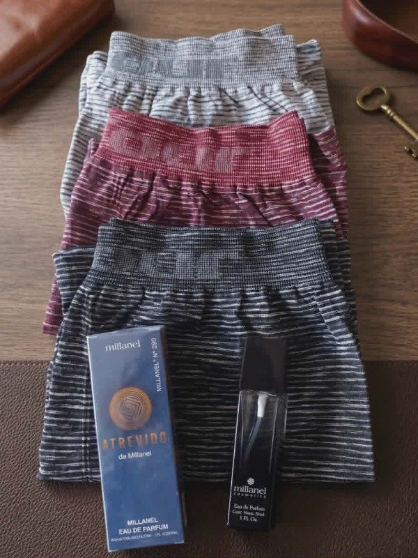 Producto - COMBO MASCULINO X3 BOXER DUFOUR + PERFUME 30 ML