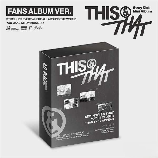 Producto - Stray Kids - THIS and THAT -FANS ALBUM VER.