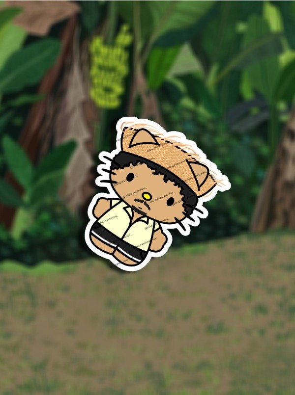 Producto - Sticker Kitty Bad Bunny
