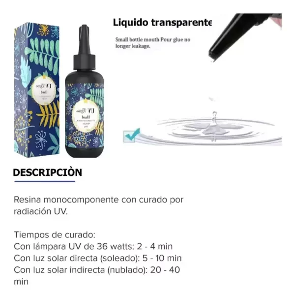 Producto - Resina UV 100grs reingreso - 2