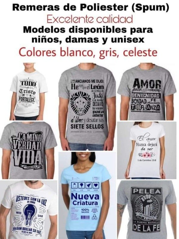 Producto - Remeras de Modal Sublimadas