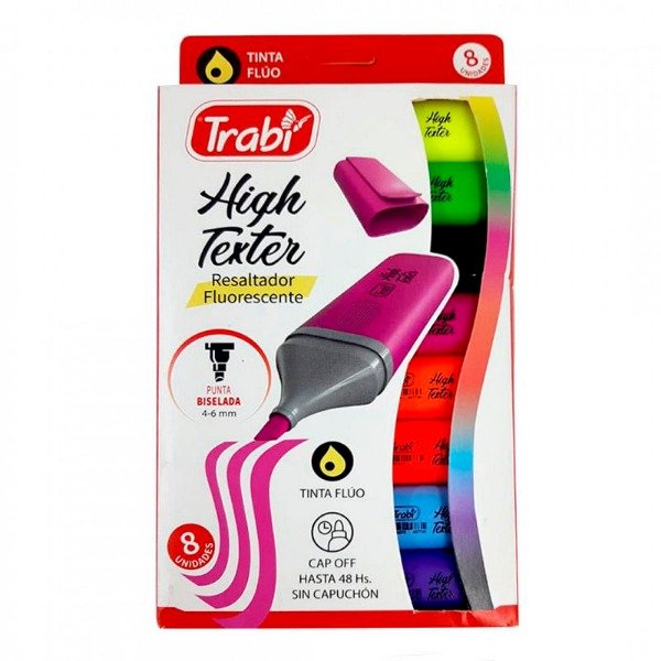 Producto - RESALTADOR TRABI HIGH TEXTER  BLISTER X 8 U.