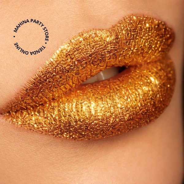 Producto - Labial dorado glitter
