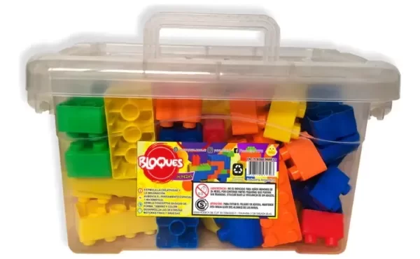 Producto - Ladrillos Bloques Grandes X70 Piezas Construcción En Valija