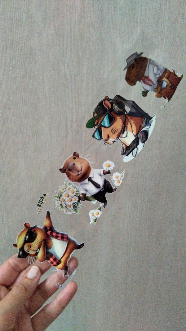 Producto - UV Tiras 8x28cm Capibara #2