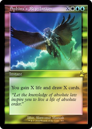 Producto - Sphinx's Revelation (Retro Frame Foil)