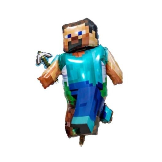 Producto - GLOBO PERSONAJE MINECRAFT 80CM  X1
