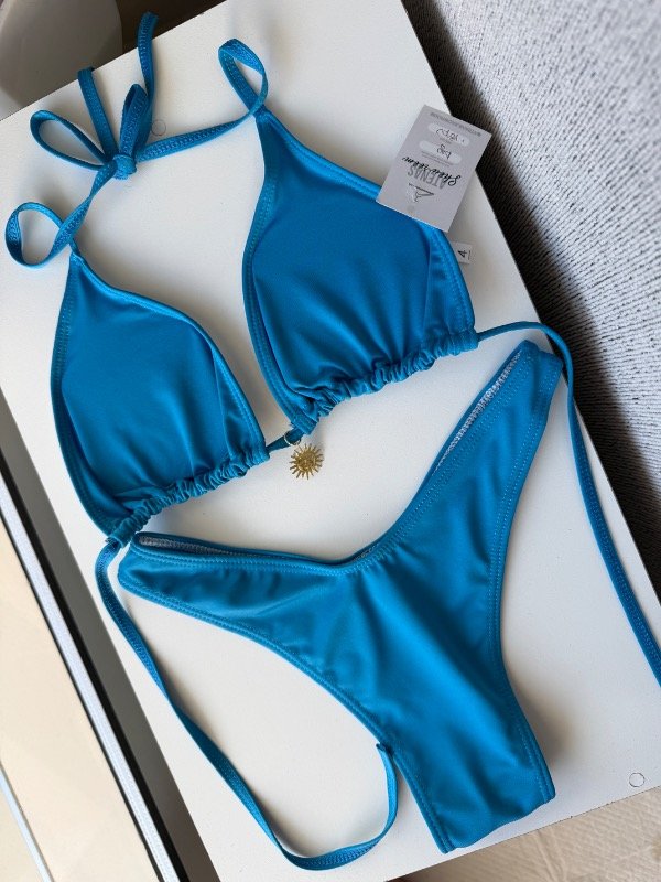 Producto - Bikini Argentina Charms celeste