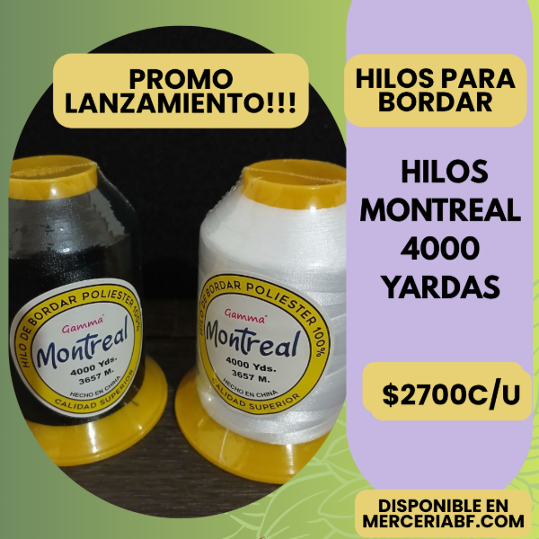 Producto - Hilos para bordar 4000 yardas