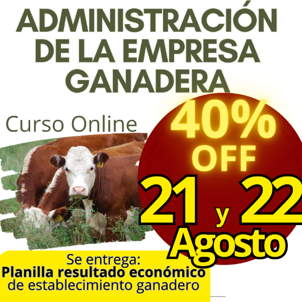 Producto - Curso online Administración de la Empresa Ganadera
